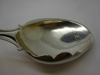 Art Silver c. 1860-1883 Coin Silver Platter Spoon Hooded Bowl 3-D Turkey 10"