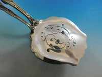 Intaglio by Reed and Barton Sterling Silver Asparagus Serving Tongs Pierced 9"