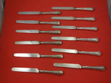 Austrian Sterling by Unknown .800 Silver Knives 12 piece HH AS 8 8/4"