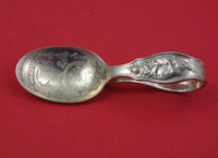 Rabbit by Various Makers Sterling Silver Baby Spoon bent by Wallace 3 1/4"