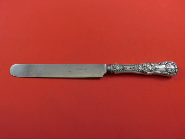 English King by Tiffany and Co Sterling Silver Dinner Knife Blunt Wide 10 1/4"