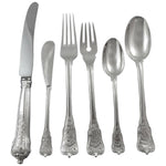 Rosenborg by A. Michelsen Sterling Silver Flatware Set Service Dinner Size 77 Pc