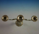 Chantilly by Gorham Sterling Silver Duchess Candelabra Pair 3-Light #750 (#2993)
