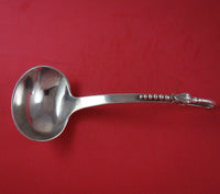 Blossom by Sanborns Mexican Sterling Silver Gravy Ladle Plain Bowl 7 1/4"