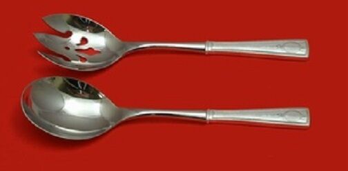 Carthage by Wallace Sterling Silver Salad Serving Set 2pc HHWS  11" Custom