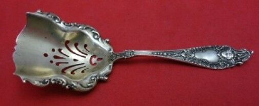 Cherub by Watson-Newell Sterling Silver Nut Spoon Shovel Shape Pierced 4 1/4" Gw