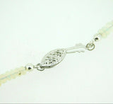 50ct Strand of Genuine Natural Opal Bead Necklace with 14k Gold Clasp (#J4383)
