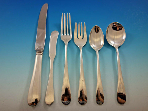 French Colonial by Blackinton Sterling Silver Flatware Set for 12 Service 79 Pcs