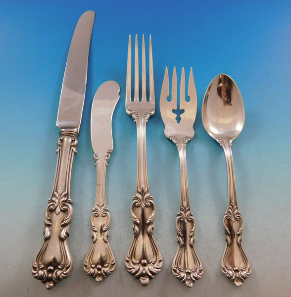 Marlborough by Reed & Barton Sterling Silver Flatware Set for 6 Service 31 pcs