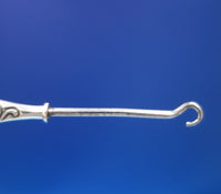 Sterling Silver Button Hook Hollow Handle with Steel Implement 3 1/8" (#6859)