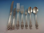 Grande Baroque by Wallace Sterling Silver Flatware Set For 6 Service 42 Pieces