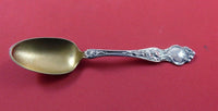 Violet by Wallace Sterling Silver Demitasse Spoon Gold Washed 4 1/4"