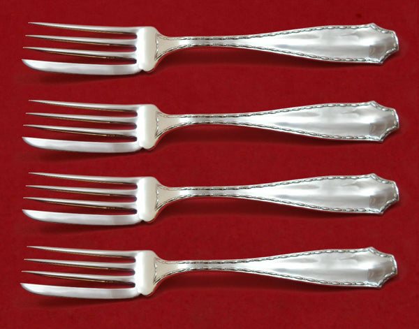 Marquise by Tiffany & Co. Sterling Silver Fish Fork Set 4pc AS Custom 6 7/8"
