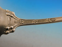 Georgian by Towle Sterling Silver Stuffing Spoon w/ Flower and Button 11 7/8"