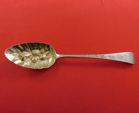 Peter and William Bateman English Sterling Silver Berry Spoon GW Embossed Fruit
