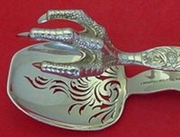 Chrysanthemum by Tiffany and Co Sterling Silver Pastry Tong with Claw 5 3/4"