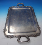 Seligmann Austrian .800 Silver Tea Tray w/ Hand Engraved Flowers Leaves (#6066)