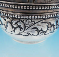 Gorham Sterling Silver String Holder Fancy Pierced w/ Leaves Antique #20 (#3519)