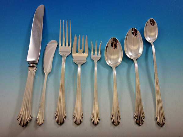 Homewood by Stieff Sterling Silver Flatware Set for 8 Service 67 pcs