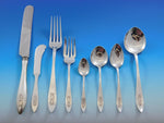 Buckingham Narrow by Shreve Sterling Silver Flatware Set Service 67pc H Monogram
