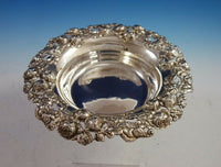 Rose by Shiebler Sterling Silver Fruit Bowl w/Pierced Border Roses #208 (#2984)