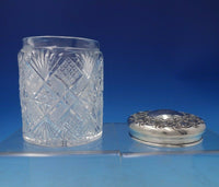 Richelieu by Tiffany and Co Sterling Silver Tobacco Jar with Cut Crystal (#5317)