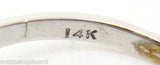 14K Gold Wide Band Ring with 1.66ct In Genuine Natural Diamonds (#J806)