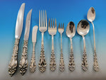 Athene Crescendo by Amston Sterling Silver Flatware Set 12 Service 118 pc Dinner