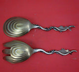 Narragansett by Shiebler Sterling Silver Salad Serving Set GW #2555 Sea Motif