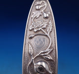 Tiffany and Co Silverplate Mezuzah w/Harvest Designs in Fitted Box  (#7395)