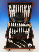 Meadow Rose by Wallace Sterling Silver Flatware Service for 18 Set 95 pcs Dinner