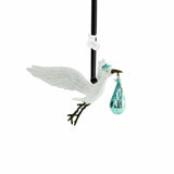 Michael Aram Stork Baby Christmas Ornament Blue New in Box 132428