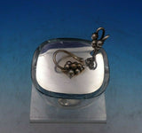 E. Dragsted Danish Sterling Silver Cut Crystal Jelly Jar w/ Spoon #1775 (#6755)