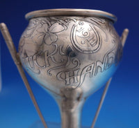 Frank Whiting Sterling Silver Golf Trophy Acid Etched with Clover #6480 (#7022)