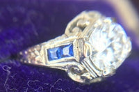 Art Deco 3/4 Carat Diamond Ring .73ct (#J2603)