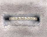 Platinum Art Carved Floral and Leaf Wedding Band Jewelry Size 5.5 (#J5869)