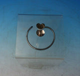 JC Boardmann Silver Co Danish Sterling Silver Candle Holder Pair 3" x 3" (#5892)