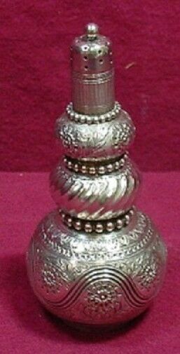 Tiffany & Co. Sterling Silver Salt Shaker Brite Cut 4 1/2"