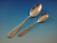 Corsage by Stieff Sterling Silver Flatware Set Service 30 pieces Repousse Floral