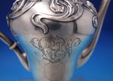 Iris by William B. Kerr Sterling Silver Coffee Pot 8 1/2" x 7" 14.1 ozt. (#7260)