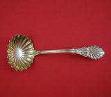 Anthemion by Wood and Hughes Sterling Silver Gravy Ladle Shell Bowl 7" Serving