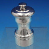 Sterling Silver Pepper Mill Unknown Maker 3 3/4" x 2" Beaded Edge (#6704)