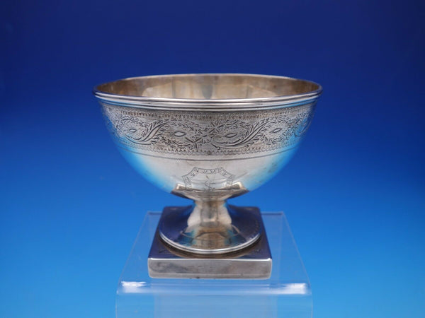 1792 Georgian English Sterling Silver Hand Engraved Waste Bowl  (#4311)