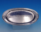 Edward H. Breese Arts and Crafts Sterling Silver Tray Oval Hammered #96 (#7673)