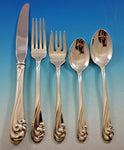 Dancing Surf by Kirk Sterling Silver Flatware Set for 8 Service 46 pieces