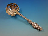 Lily by Whiting Sterling Silver Sugar Sifter Gold Washed 5 1/2" Antique