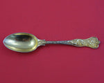 Stag Hunt by Garrard and Co English Sterling Silver Dessert Spoon Vermeil 7 1/4"