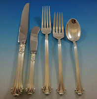 Silver Plumes by Towle Sterling Silver Flatware Set For 12 Service 65 Pieces