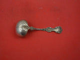 Pompadour by Whiting Sterling Silver Gravy Ladle fancy bowl 7 1/2"