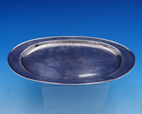 Edward H. Breese Arts and Crafts Sterling Silver Tray Oval Hammered #96 (#7673)